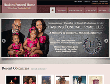 Tablet Screenshot of haskinsfh.com